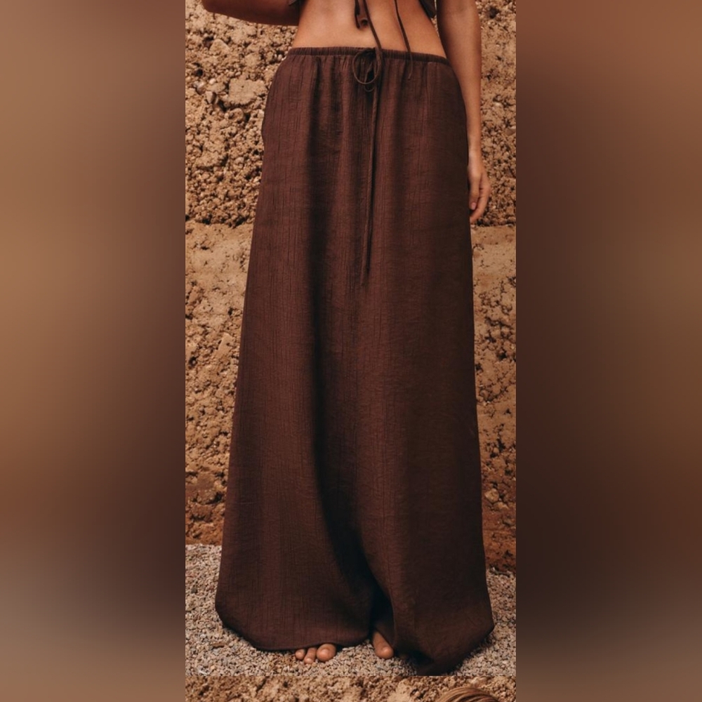 NWT BLACK  Zara Maxi Skirt